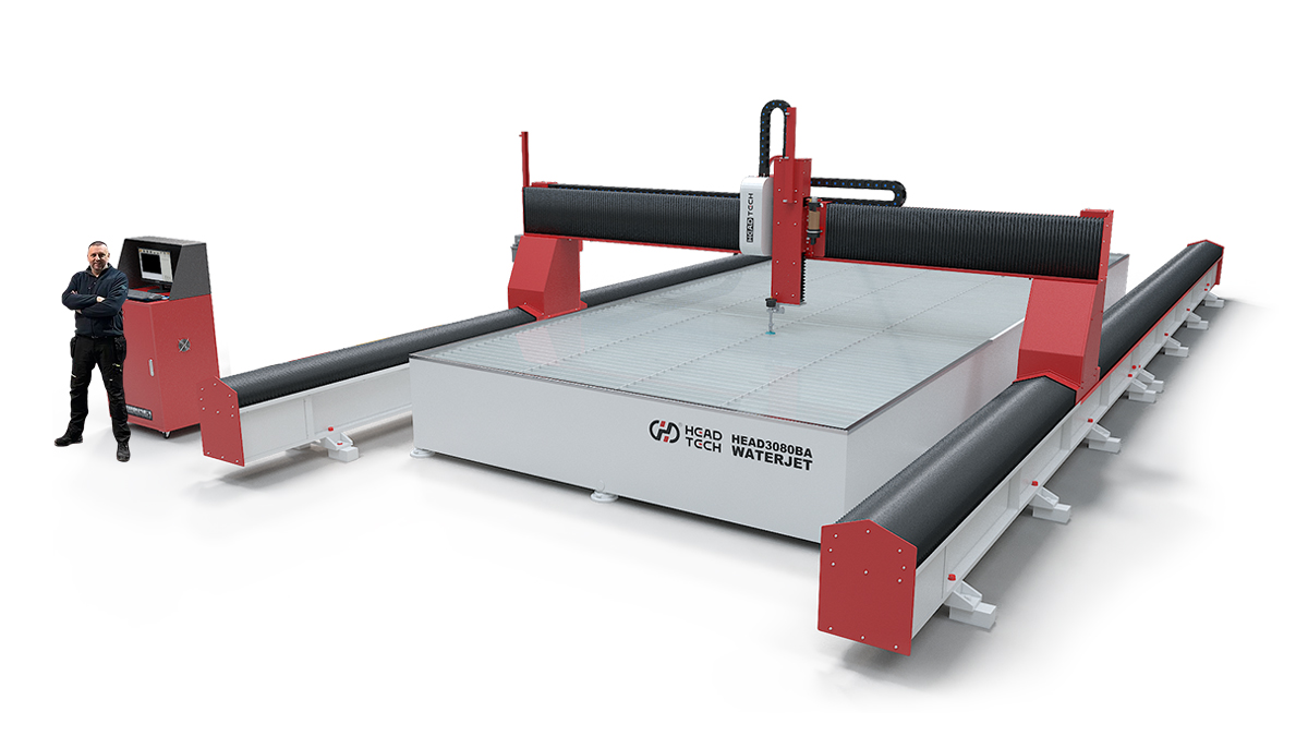 Сверхкрупный станок для гидроабразивной резки HEAD WATERJET | HEAD2060|2080|3080|20120BA