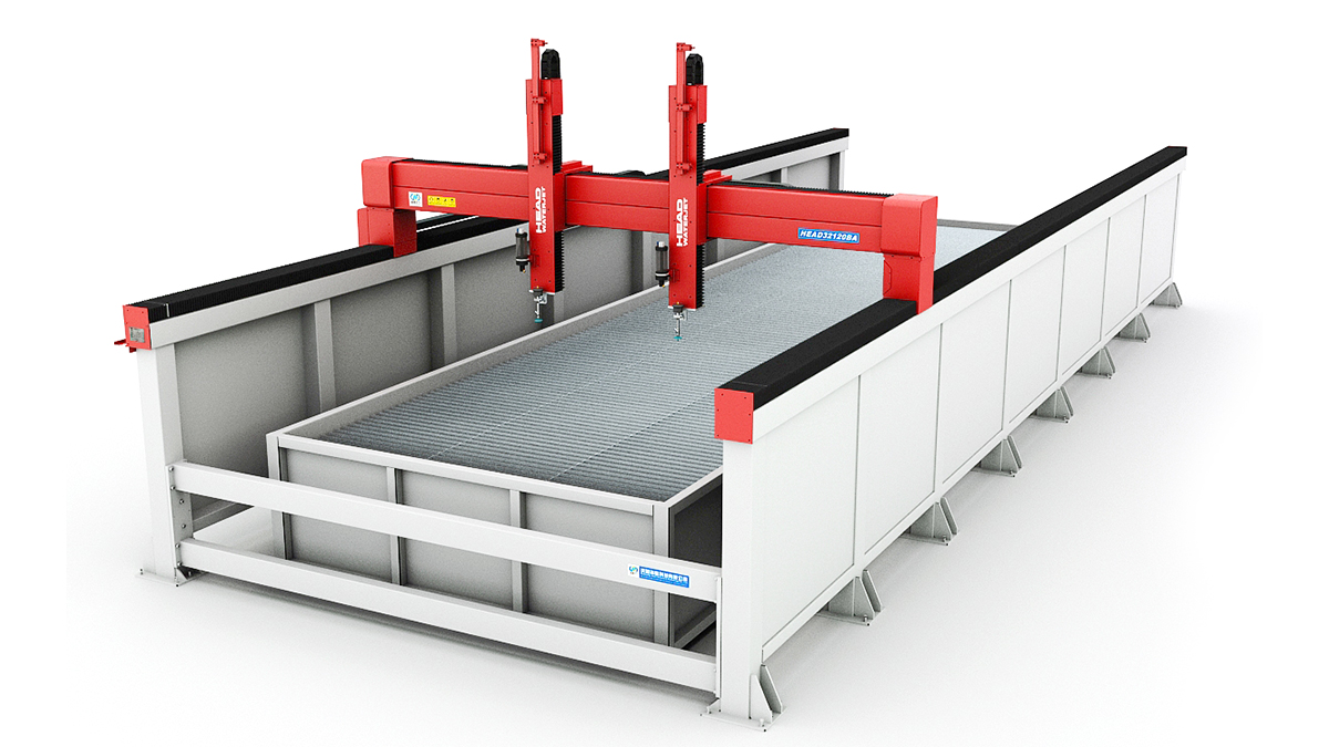 Сверхкрупный станок для гидроабразивной резки HEAD WATERJET | HEAD2060|2080|3080|20120BA